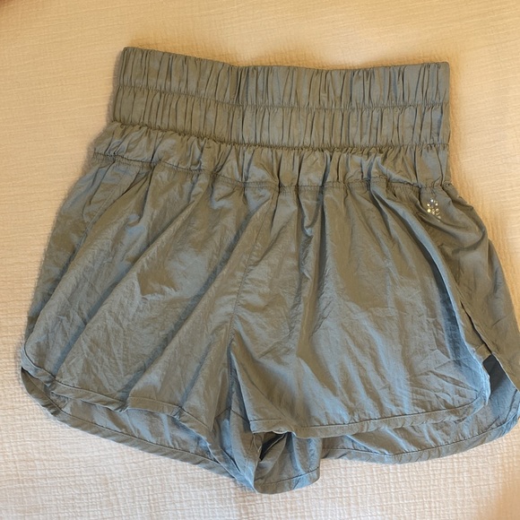 Free People Movement grey & black shorts! - Picture 2 of 5